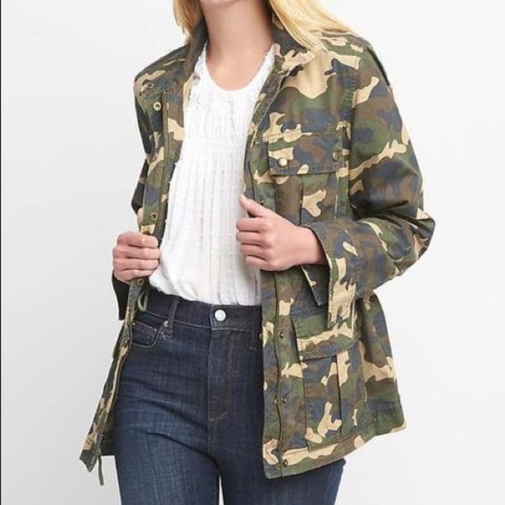 NWT GAP Camo Utility Jacket